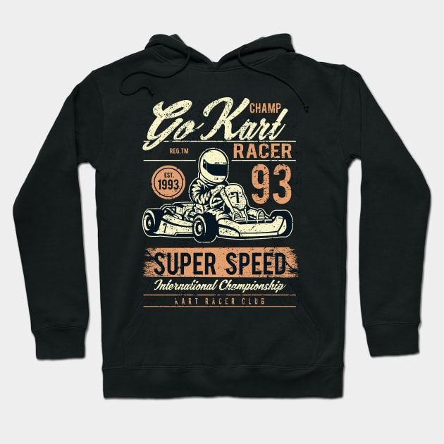 go kart Hoodie by ramonagbrl